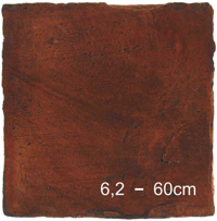 terracotta square size