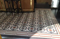 small sized porcelain tiles restaurant coffe bar floor tiles