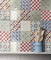decorative patchwork modern tiles