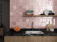 alternative for zellige tiles-  glossy ceramic tiles