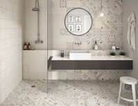 porcelain patterned decorative floor tiles matte