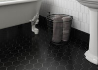 modern stylish hexagon floor tiles pavement