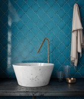 modern stylish bathroom tiles elegant arabesque