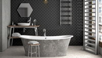 modern stylish bathroom tiles elegant scales