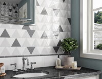 stylish retro decorative unicolor glazed ceramic wall tiles