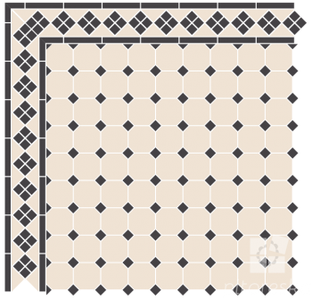 Octagon small sized porcelain tiles vitrified ceramic tiles