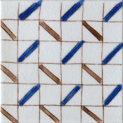 modern hand painted tiles