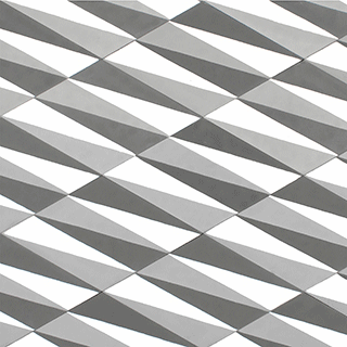 diamond cement tile - 35x20,2x1,6 cm