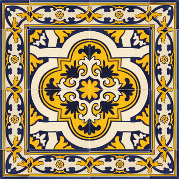 hand painted tiles - traditional