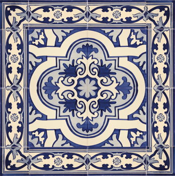 hand painted tiles - traditional