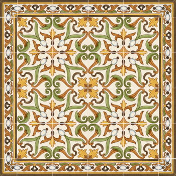 hand painted tiles - traditional motifs