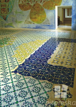 terracotta hand made tiles glazed