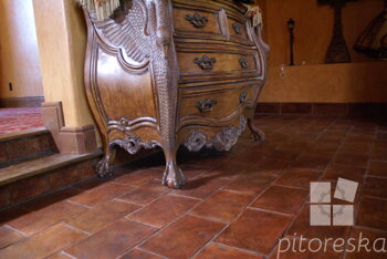 antique terracotta floor tiles