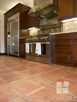 antique terracotta floor tiles kitchen bathroom