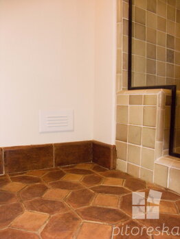 antique terracotta floor tiles kitchen bathrooms