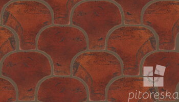 terracotta floor tiles hand made traditional spanish treated luxury cotto shell scale