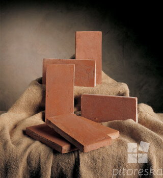 Hand made tuscan terracotta tiles - semi-polished finish