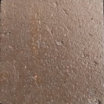 Hand made tuscan terracotta tiles - Coloured series - brown