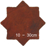 terracotta star size