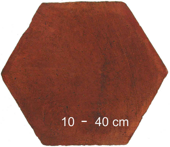 terracotta hexagon