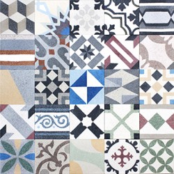 Patchwork terrazzo