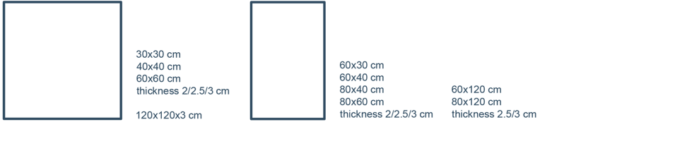 terrazzo tiles sizes