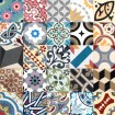 Patchworky z cementových dlaždíc