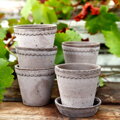 dizajnovy terakotovy crepnik kvetinac neglazovana keramika unglazed natural terracotta flower pot