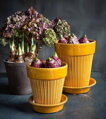 glazovany keramicky hlineny kvetinac crepnik dekorativny design glazed terracotta flower pot