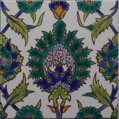 ručne maľované kachličky - orientálny vzor hand painted oriental tiles