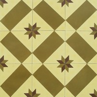 cementové dlaždice 20x20x1,6cm - diagonálny vzor cementová dlažba - diagonálne vzory