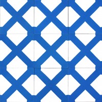 cementové dlaždice 20x20x1,6cm - diagonálny vzor cementové dlaždice - diagonálny vzor
