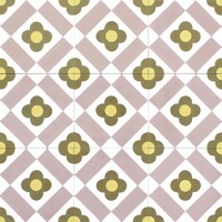 cementové dlaždice 20x20x1,6cm - diagonálny vzor cementové dlaždice - diagonálny vzor