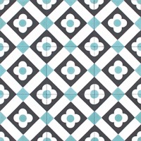 cementové dlaždice 20x20x1,6cm - diagonálny vzor cementové dlaždice - diagonálny vzor