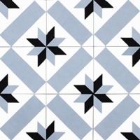 cementové dlaždice 20x20x1,6cm - diagonálny vzor cementové dlaždice - diagonálny vzor