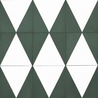 cementové dlaždice 20x20x1,6 cm - kubický vzor cementová dlažba - kubické vzory