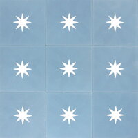 cementové dlaždice 20x20x1,6cm - moderný vzor vzorovana dlazba