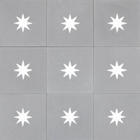 cementové dlaždice 20x20x1,6cm - moderný vzor vzorovana dlazba