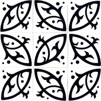 cement tiles - floral pattern