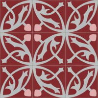 cementové dlaždice 20x20x1,6cm - moderný vzor vzorovana dlazba