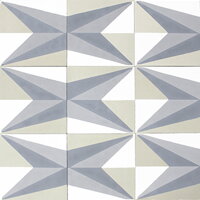 cementové dlaždice 20x20x1,6cm - moderný vzor cementová dlažba - moderný vzor