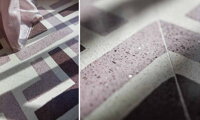 vzorovaná terrazzo dlažba retro moderna