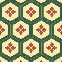 cementové dlaždice šesťuholníkové 20x23x1,6 cm šesťuholníková cementová dlažba