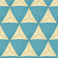 hexagonal terrazzo tiles