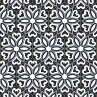 cementové dlaždice šesťuholníkové 20x23x1,6 cm vzorovana dlazba hexagon