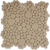 glazované okruhliaky - ivory matná exoticka mozaika pebbles gresova glazovana mozaika do kupelne wellness spa