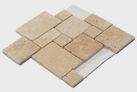 travertine mosaic opus romanum natural stone