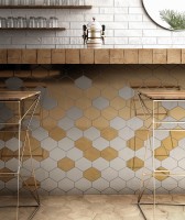 stylish retro decorative unicolor glazed ceramic wall tiles