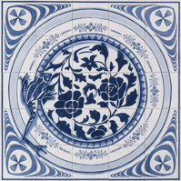 rucne malovany nastenny panel
