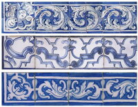 hand painted tiles azulejos